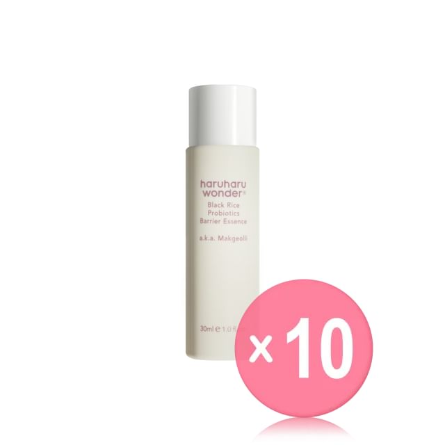 haruharu wonder-Essência de Reparação da Barreira Black Rice Probiotics - Versão Mini com 10 Unidades-30 Ml X 10 Unid