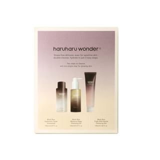 haruharu wonder-Cleanse and Glow Set - Coffret nettoyage et éclat