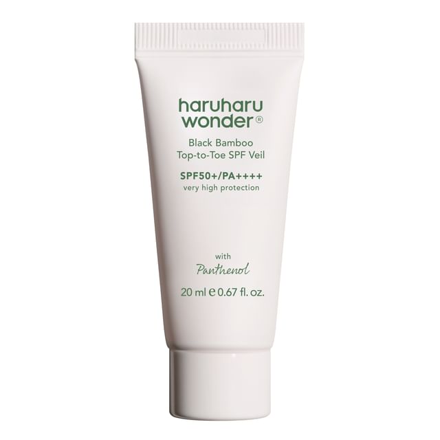 haruharu wonder-Voile solaire visage et corps au bambou noir - exclusivité YesStyle petit format