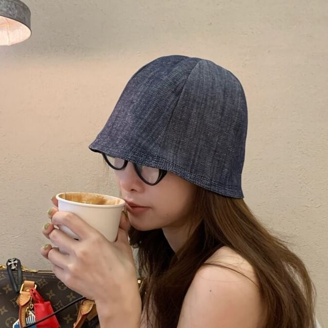 HATHOT-Linen Cloche Hat