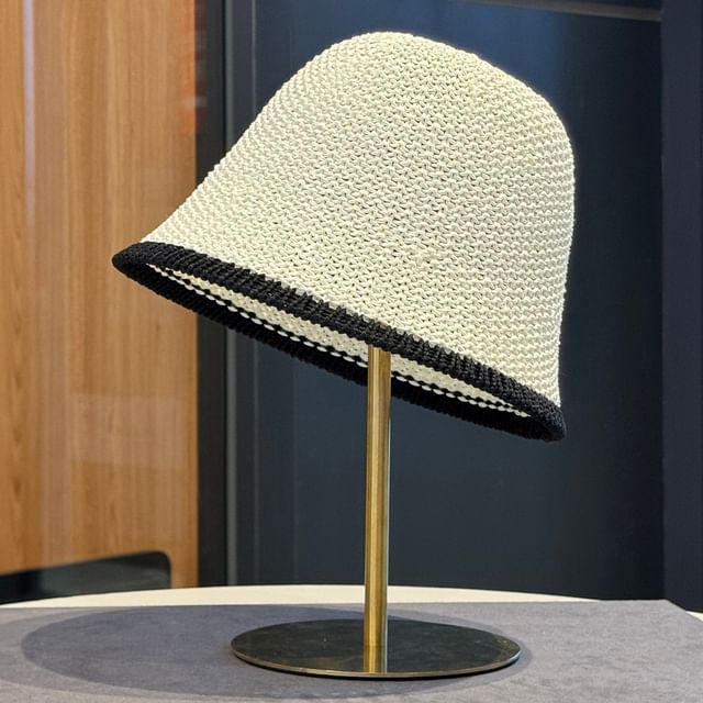 Hatrix-Contrast Trim Cloche Hat