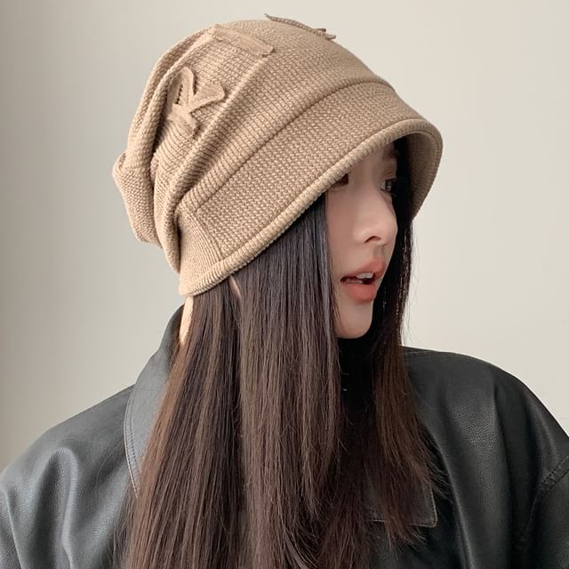 Hatrix-Lettering Applique Beanie