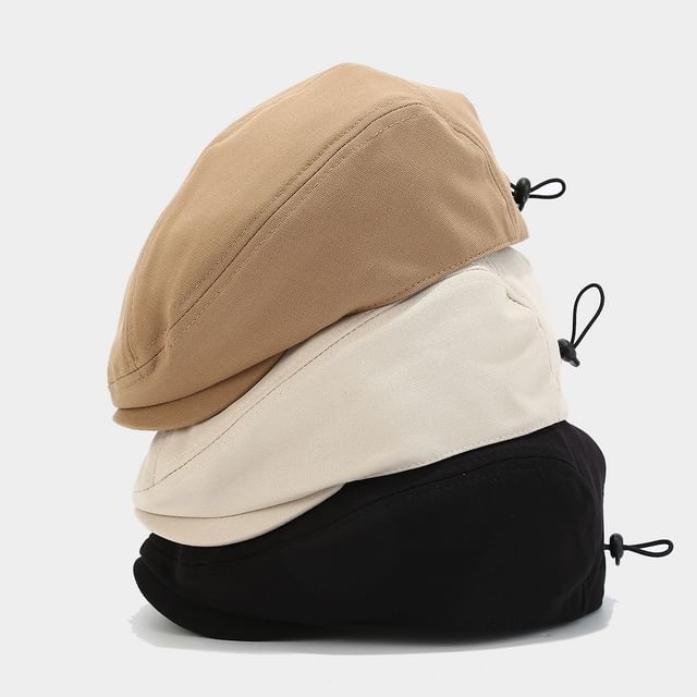 Hatrix-Plain Drawstring Flat Cap