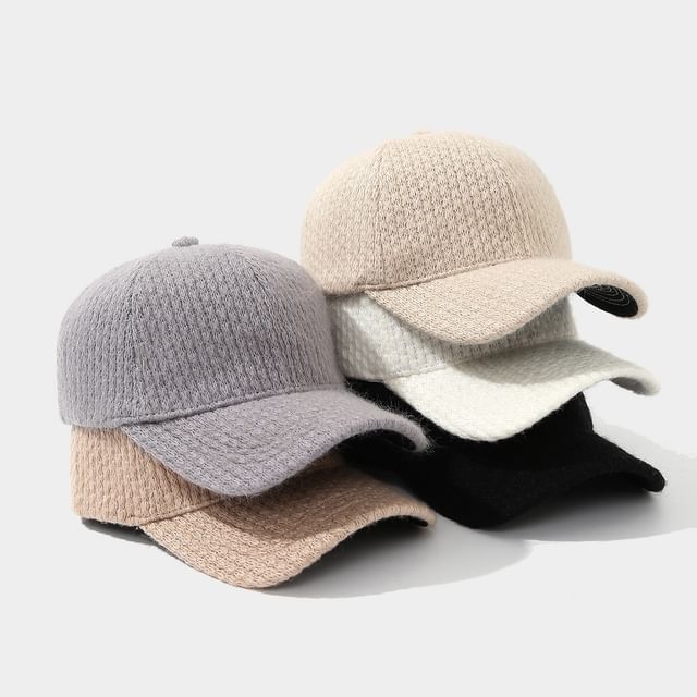 Hatrix-Plain Knit Baseball Cap