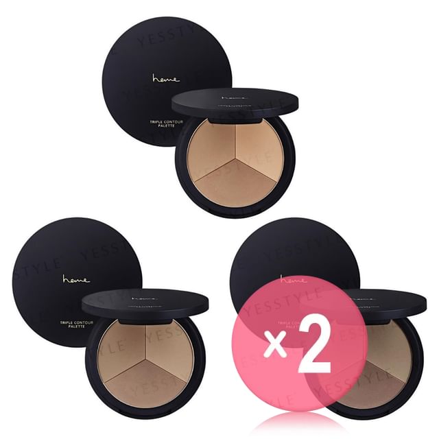 heme-Triple Contour Palette 2pcs Bundle Set