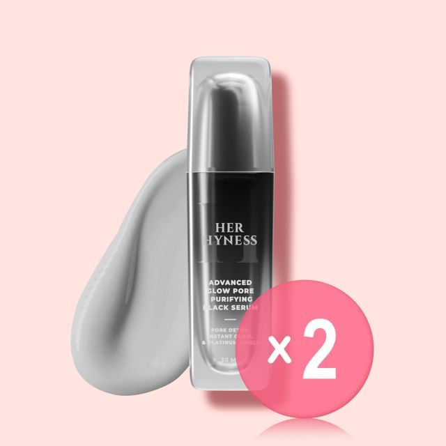 HER HYNESS-Advanced Glow Pore Purifying Black Serum 2pcs Bundle Set
