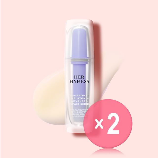 HER HYNESS-Bio-Retinal Melatonin Advanced Repair Serum 2pcs Bundle Set