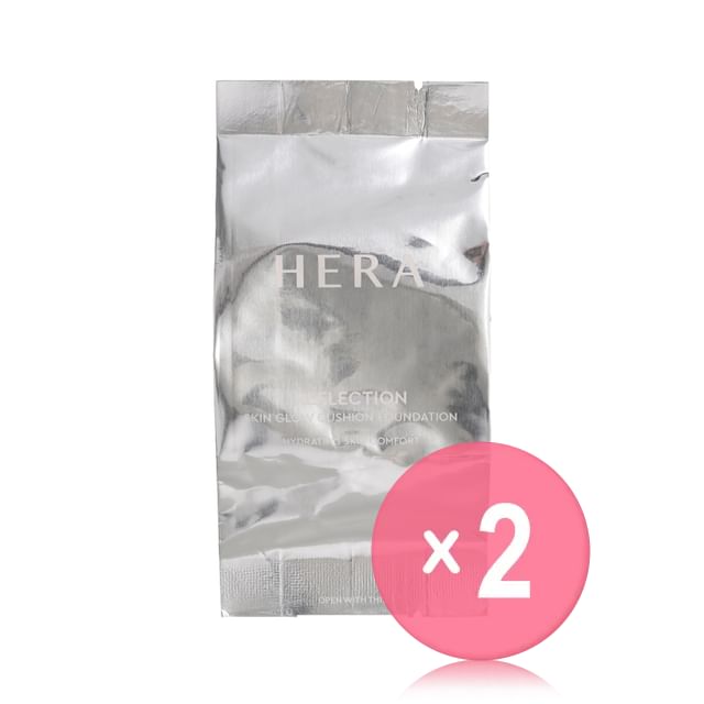 HERA-Reflection Skin Glow Cushion Foundation Refill Only - 7 Colors 2pcs Bundle Set