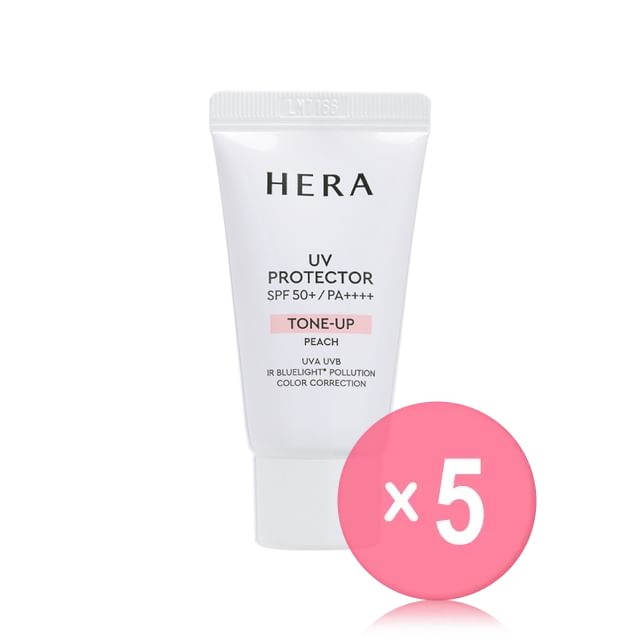 HERA-UV Protector Tone-Up Peach Mini 5pcs Bundle Set