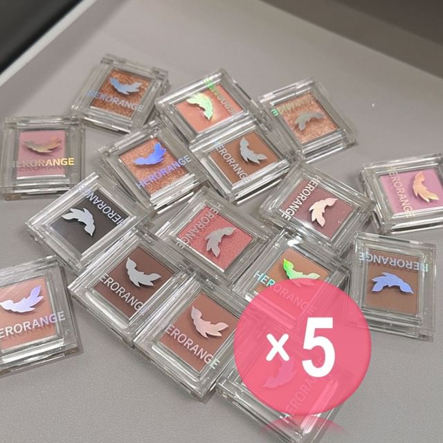 HERORANGE-Glamorous Monochrome Eyeshadow - 1-18 5pcs Bundle Set