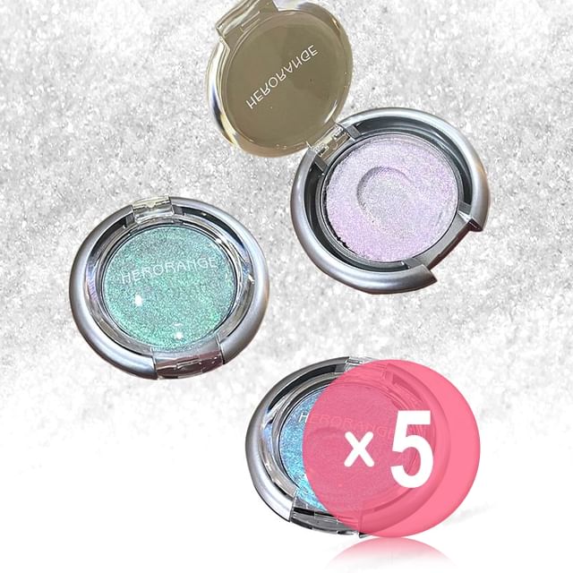 HERORANGE-Light Cream Becomes Monochrome Eye Shadow - 1-3 5pcs Bundle Set