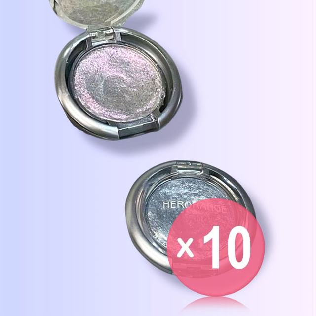 HERORANGE-Light Cream Becomes Monochrome Eye Shadow - 4-5 10pcs Bundle Set