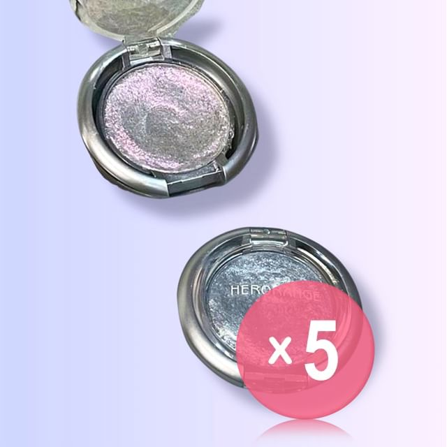 HERORANGE-Light Cream Becomes Monochrome Eye Shadow - 4-5 5pcs Bundle Set