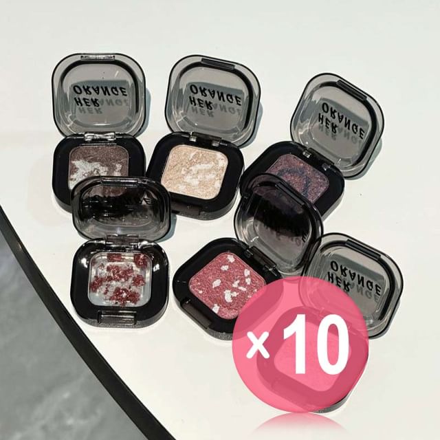 HERORANGE-Mashed Eyeshadow - 6 Colors 10pcs Bundle Set