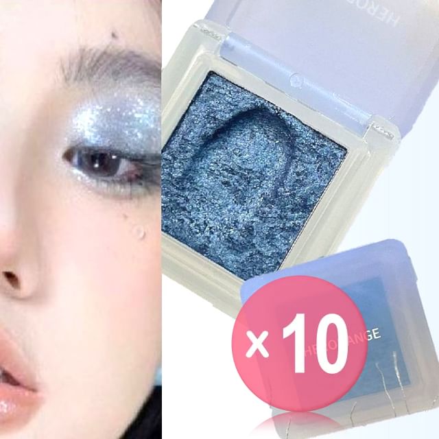 HERORANGE-Ocean Edition Monochrome Eyeshadow - 1-4 10pcs Bundle Set