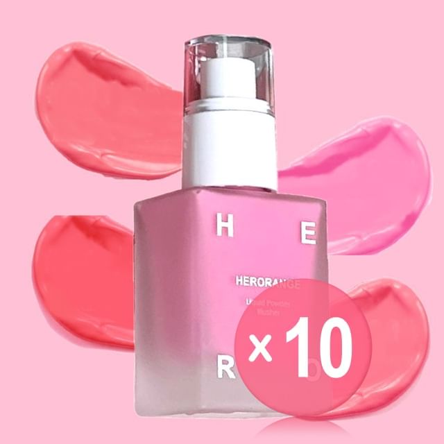 HERORANGE-Soft Breeze Liquid Blush - 4 Colors 10pcs Bundle Set