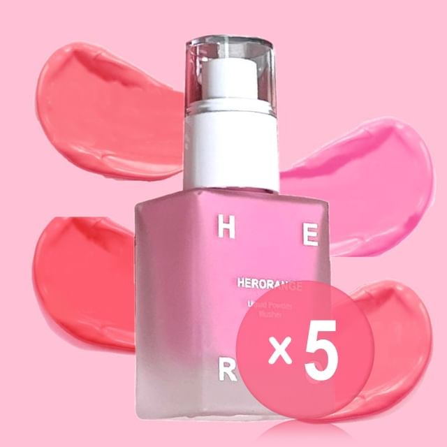 HERORANGE-Soft Breeze Liquid Blush - 4 Colors 5pcs Bundle Set