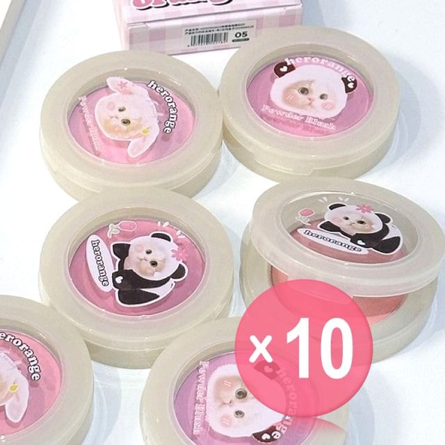 HERORANGE-Soft Cheek Blusher - 4-6 10pcs Bundle Set