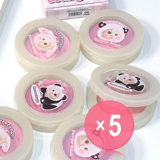 HERORANGE-Soft Cheek Blusher - 4-6 5pcs Bundle Set