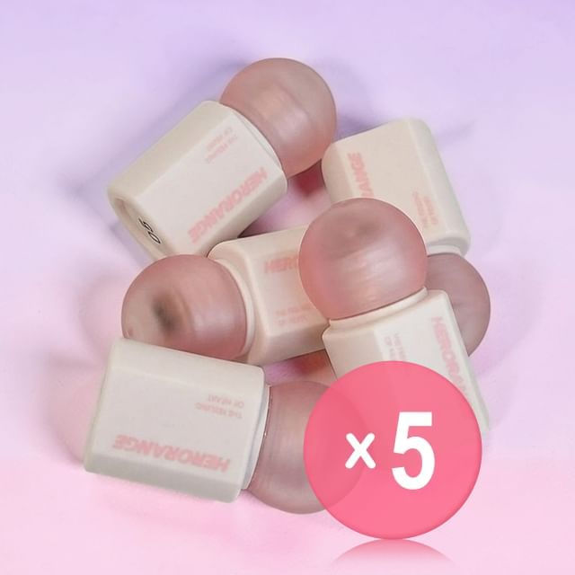 HERORANGE-Soft Matte Pink Liquid Blush - 5 Colors 5pcs Bundle Set