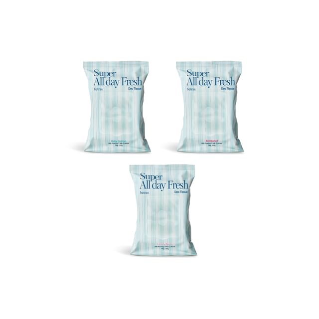 hetras-Super All Day Fresh Deo Tissue - 3 Types