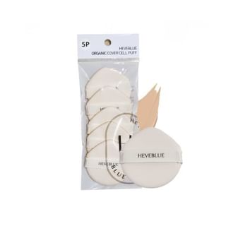 HEVEBLUE-Organic Cover Cell Puff Set