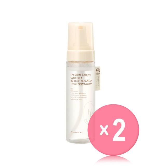 HEVEBLUE-Salmon Caring Centella Bubble Cleanser 2pcs Bundle Set