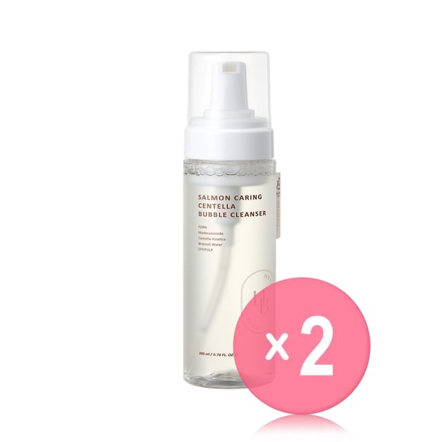 HEVEBLUE-Salmon Caring Centella Bubble Cleanser 2pcs Bundle Set