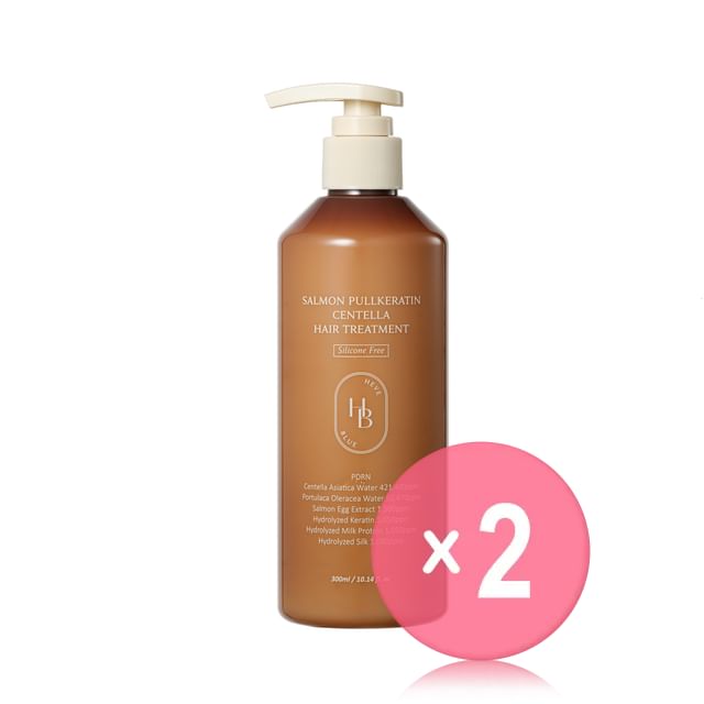 HEVEBLUE-Salmon Pullkeratin Centella Hair Treatment 2pcs Bundle Set
