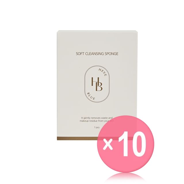 HEVEBLUE-Soft Cleansing Sponge 10pcs Bundle Set