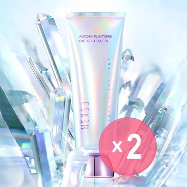 HEXZE-Aurora Purifying Facial Cleanser 2pcs Bundle Set