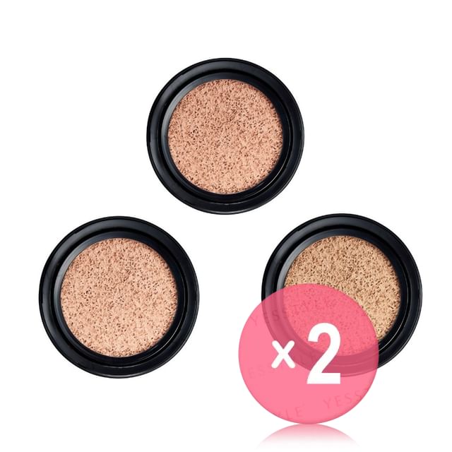 HIKARIMIRAI-Contrast Cushion Foundation SPF 30 PA 2pcs Bundle Set