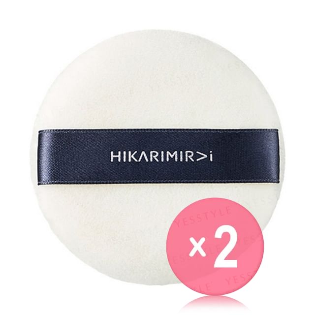 HIKARIMIRAI-Contrast Face Powder Puff 2pcs Bundle Set