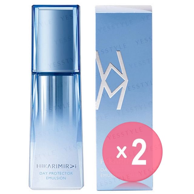 HIKARIMIRAI-Day Protector Emulsion SPF 28 PA 2pcs Bundle Set