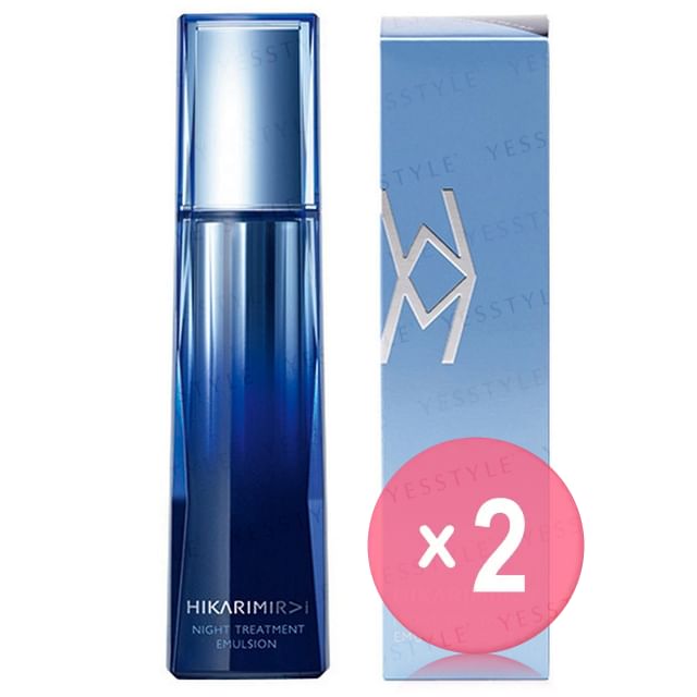 HIKARIMIRAI-Treatment Night Emulsion Moist 2pcs Bundle Set