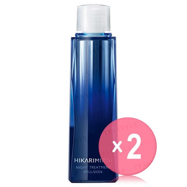 HIKARIMIRAI-Treatment Night Emulsion Moist Refill 2pcs Bundle Set