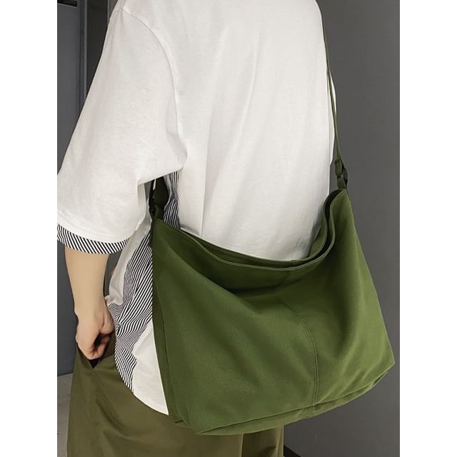 Hikuozy-Plain Crossbody Bag