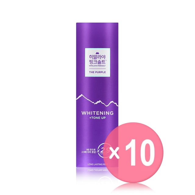 HIMALAYA PINKSALT-The Purple Whitening Tone Up Toothpaste 10pcs Bundle Set
