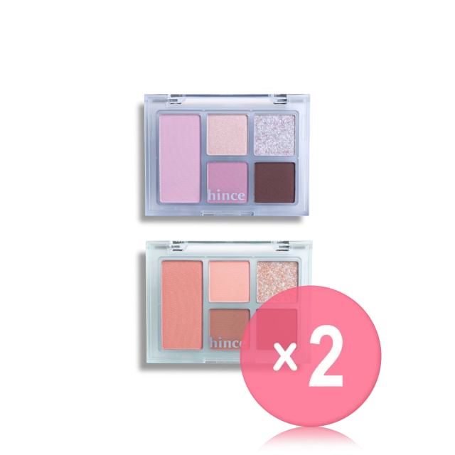 hince-All-Round Eye Palette Blue Dive Collection - 2 Types 2pcs Bundle Set