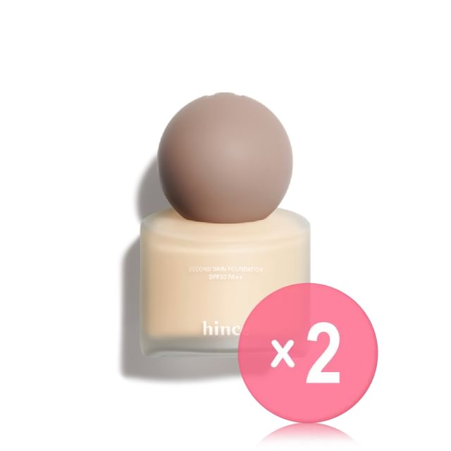 hince-Second Skin Foundation - 4 Colors 2pcs Bundle Set