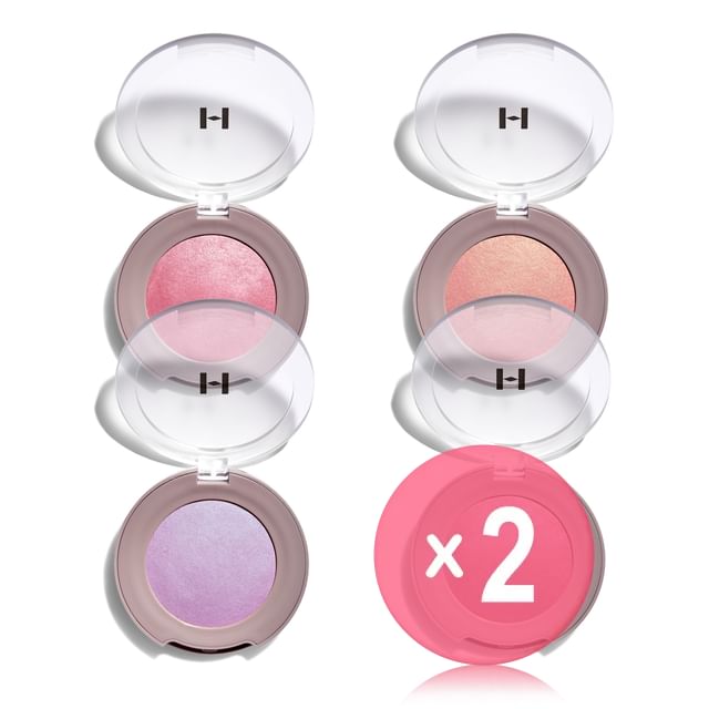 hince-True Dimension Glow Cheek - 4 Colors 2pcs Bundle Set