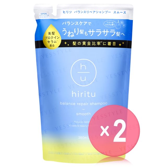 Hiritu-Balance Repair Shampoo Smooth Refill 2pcs Bundle Set