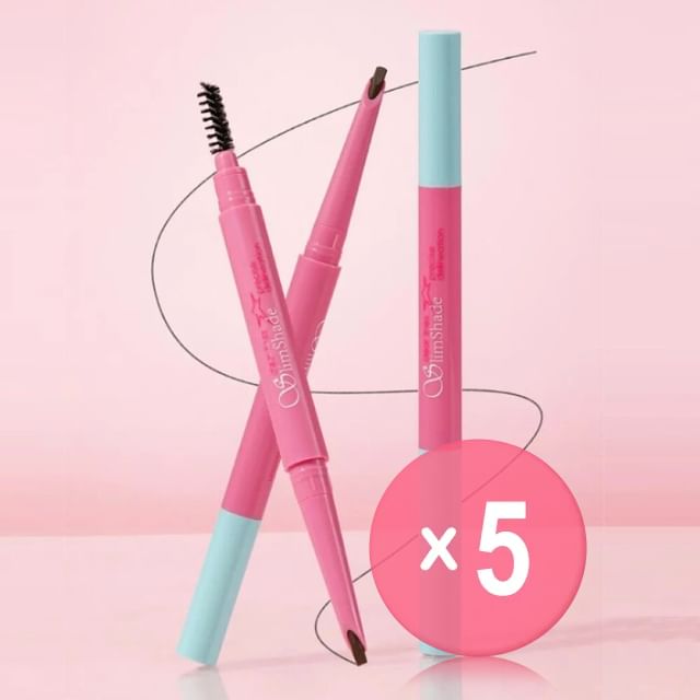 HOLD LIVE-Natural And Smooth Draw Wild Eyebrows - 5 Colors 5pcs Bundle Set