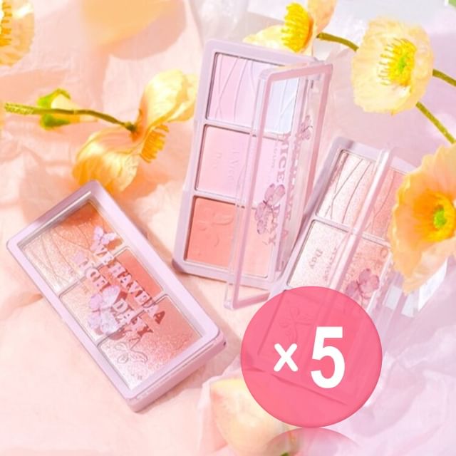 HOLD LIVE-Three Colors Blusher - 9 Colors 5pcs Bundle Set