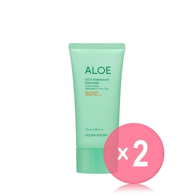 HOLIKA HOLIKA-Aloe Cica Waterproof Sunscreen 2pcs Bundle Set