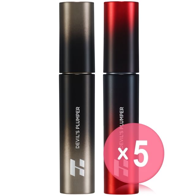 HOLIKA HOLIKA-Devils Plumper - 2 Types 5pcs Bundle Set