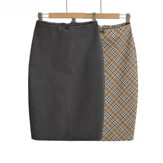 Hollahop-High Waist Pencil Skirt