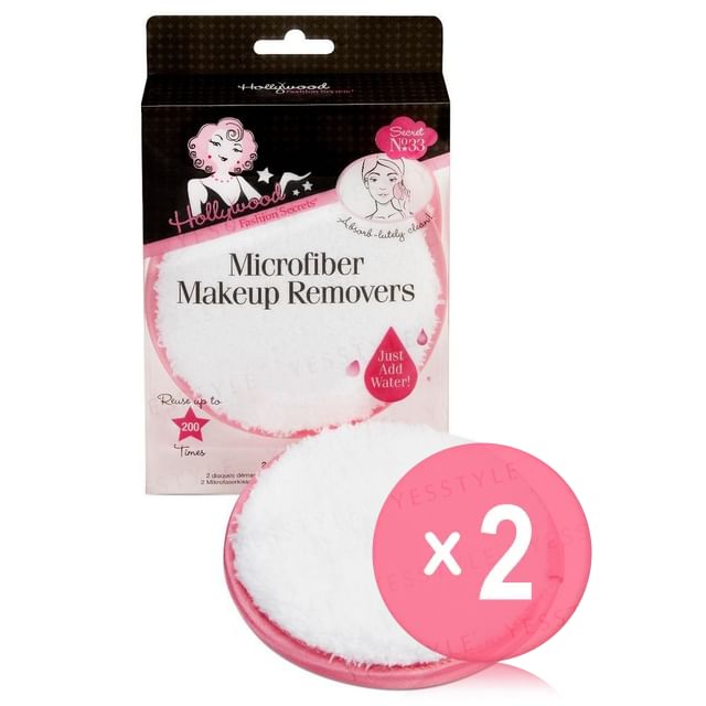Hollywood Fashion Secrets-Microfiber Makeup Removers 2pcs Bundle Set