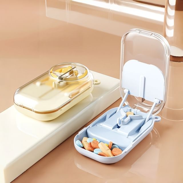 Home Flora-Pill Splitter Storage Box