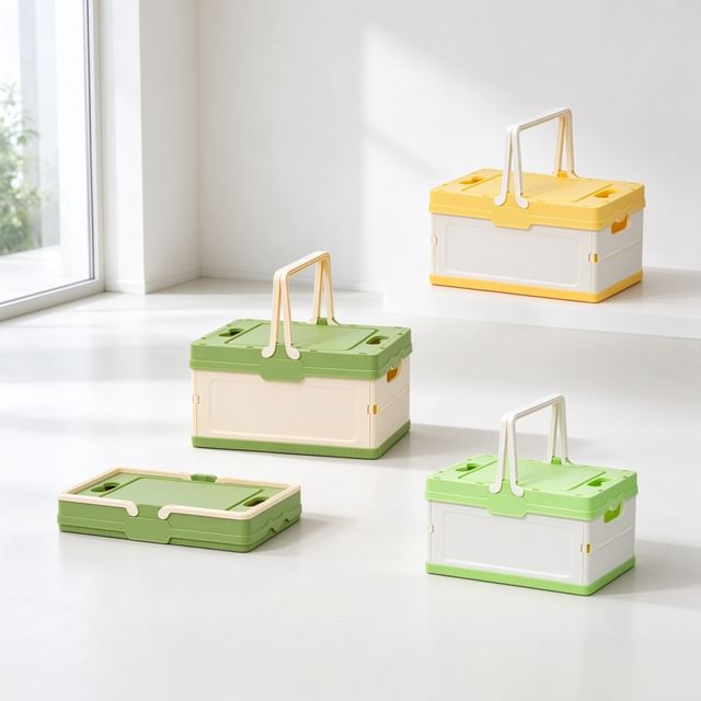Home Flora-Small Foldable Plastic Storage Organizer Box